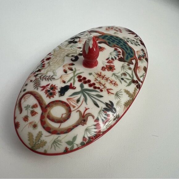 ANTHROPOLOGIE House of Hackney Trematonia Teapot Lion Menagerie Stoneware FLAW - Picture 12 of 12